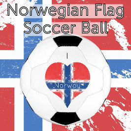 Ich höre Norwegische Flagge Fußball