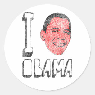 Ich höre Obama Stickers