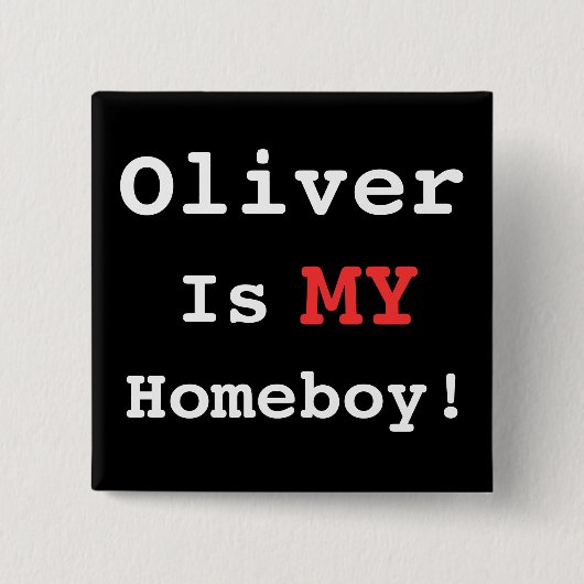 Ich höre Oliver! Button (Vorderseite)