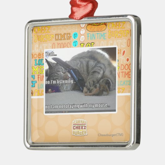 Ich höre ornament aus metall (Links)