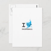 Ich höre Paintball Postkarte (Vorne/Hinten)