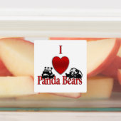 Ich höre Panda Bears Etiketten (Befestigt)