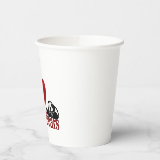 Ich höre Panda Bears Pappbecher (Links)