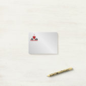 Ich höre Panda Bears Post-it Klebezettel (Auf Schreibtisch)