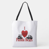 Ich höre Panda Bears Tasche (Rückseite)