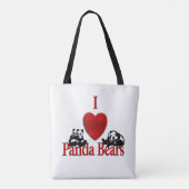 Ich höre Panda Bears Tasche (Rückseite)