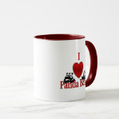 Ich höre Panda Bears Tasse (VorderseiteRechts)