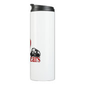 Ich höre Panda Bears Thermosbecher (Nach rechts gedreht)