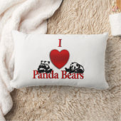 Ich höre Panda Bears Throw Kissen (Decke)