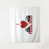 Ich höre Panda Bears Wandteppich (Vorderseite)