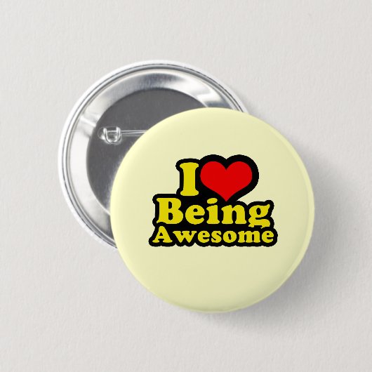 Ich höre, Phantastisch zu sein Button (Vorne & Hinten)