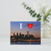 Ich höre Philly auf der Twilight Postcard Postkarte (Stehend Vorderseite)