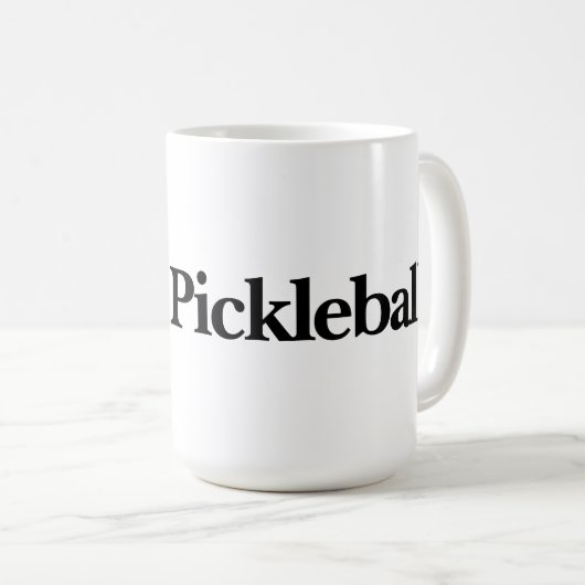 Ich höre Pickleball gefüllt Herz Rosa und Rot Kaffeetasse (VorderseiteRechts)