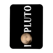Ich höre Pluto New Horizon Flexible Magnet (Vertikal)