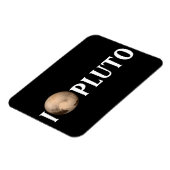 Ich höre Pluto New Horizon Flexible Magnet (Linke Seite)