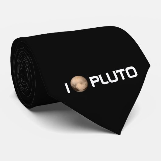 Ich höre Pluto New Horizon Krawatte (Gerollt)