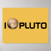 Ich höre Pluto New Horizon Poster (Vorne)