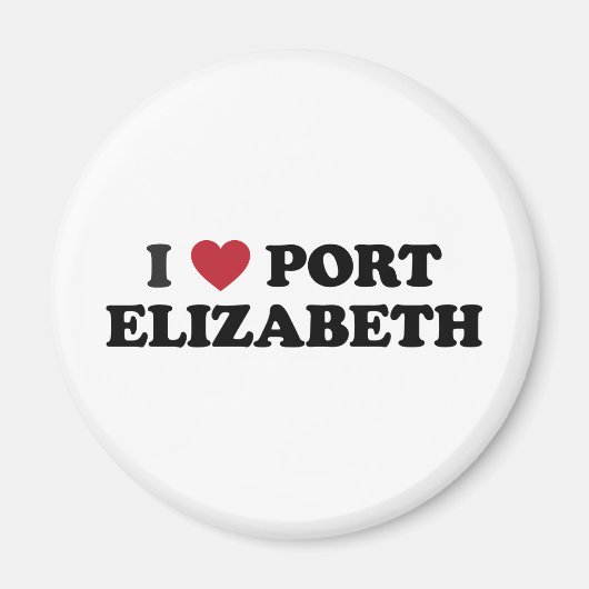Ich höre Port Elizabeth Südafrika Magnet (Vorne)