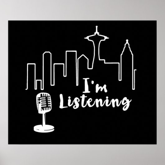 Ich höre poster (Vorne)