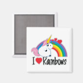Ich höre Rainbows Magnet (Vorderseite/Rückseite)