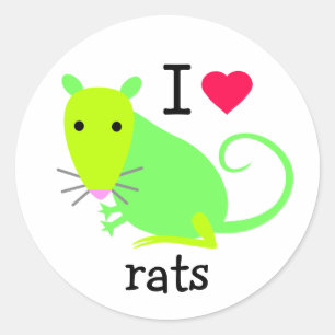 Ich höre Rats Sticker