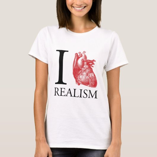 Ich höre Realismus T-Shirt (Vorderseite)