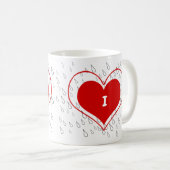 Ich höre Regentage Kaffeetasse (VorderseiteRechts)