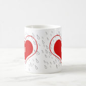 Ich höre Regentage Kaffeetasse (Mittel)