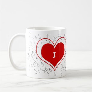 Ich höre Regentage Kaffeetasse