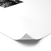 Ich höre Rock störtes Poster (Ecke)