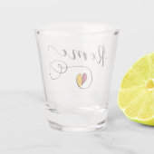 Ich höre Rom, Roma, Italien Schnapsglas (Rückseite)