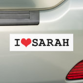 Ich höre Sarah Autoaufkleber (Auf Auto)