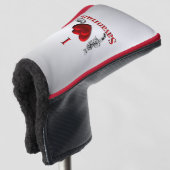 Ich höre Savannah Cat Silver Golf Headcover (3/4 Vorderseite)