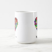 Ich höre Schmetterlinge, Personalisiert Kaffeetasse (Mittel)