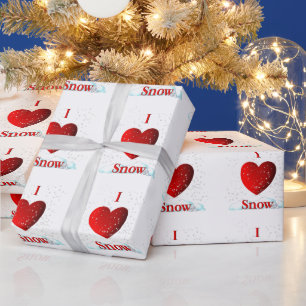 Ich höre Schnee Geschenkpapier