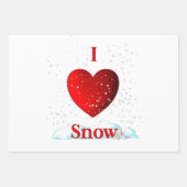 Ich höre Schnee Geschenkpapier Set (Vorderseite 2)