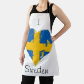 Ich höre Schweden schwedische Flagge Schürze (InSitu)