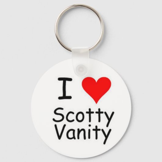 Ich höre Scotty Vanity Schlüsselanhänger (Vorderseite)