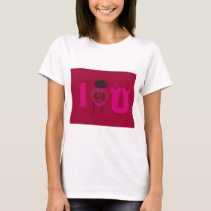 Ich höre Sie Nakupenda Sana Happy Valentinstag T-Shirt