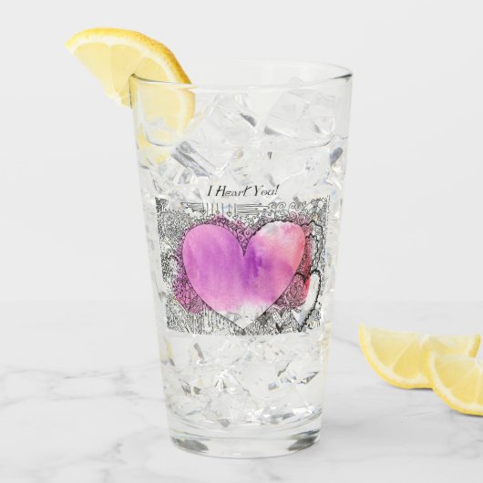 Ich höre Sie Valentine oder jederzeit Glas (Vorderseite Ice)