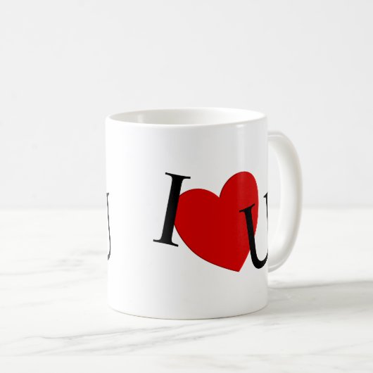 Ich höre Sie Valentinin's Coffee Tasse (VorderseiteRechts)