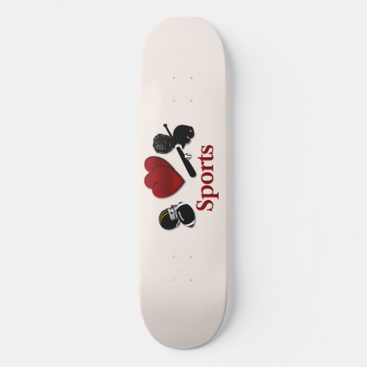 Ich höre Sport Skateboard (Vorderseite)