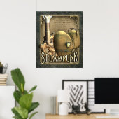 Ich höre Steampunk Custom Poster (Heimbüro)