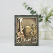 Ich höre Steampunk Postcard Postkarte (Stehend Vorderseite)