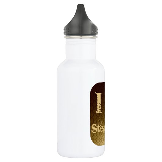 Ich höre Steampunk Trinkflasche (Links)