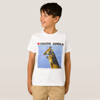 Ich höre Südafrika Blue Sky Giraffen