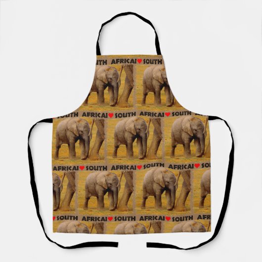 Ich höre Südafrika Elephant Calf Schürze (Vorderseite)