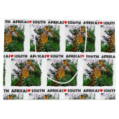 Ich höre Südafrika Giraffe Aloe Große Geschenktüte (Rückseite)