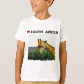 Ich höre Südafrika Giraffe Thorn T-Shirt (Vorderseite)