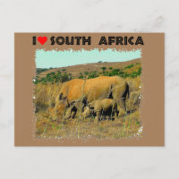 Ich höre Südafrika Rhino unter den Schilden